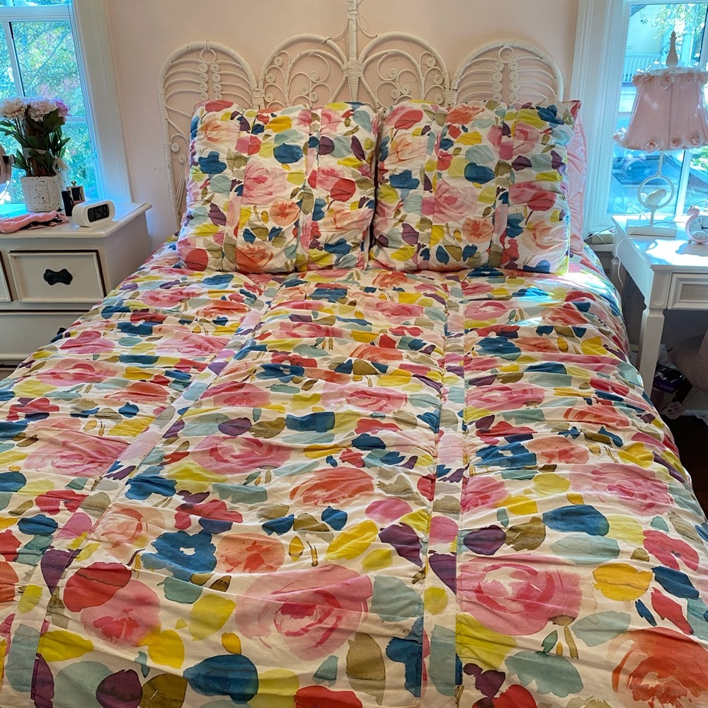 Pottery Barn Kids girl’s Comforter & Shams